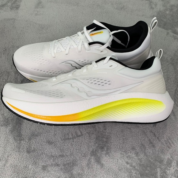 Saucony Surge 3 Men's Size 14 White Yellow Running Shoes S28221-1 New In Box - Picture 11 of 12